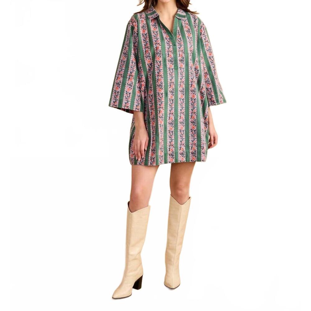 NEW DOUBLE A colette mini dress in floral manor